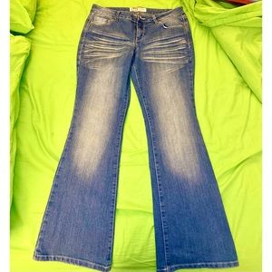 Vintage lei Ashley low rise boot cut jeans EUC